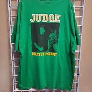 2000s‎ judge What it meant Hardcore band T-shirt